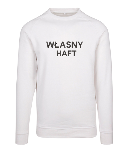 Bluza bez kaptura z własnym haftem