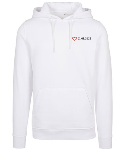 Bluza/T-shirt z Waszą datą + serce