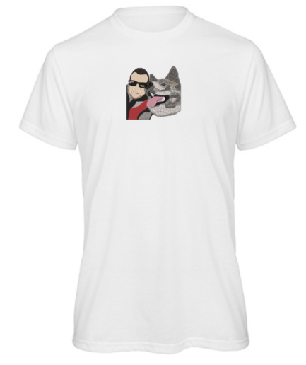 T-shirt z haftem Twojego zwierzaka + postać