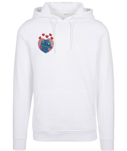 Bluza/T-shirt haft walentynkowy STITCH