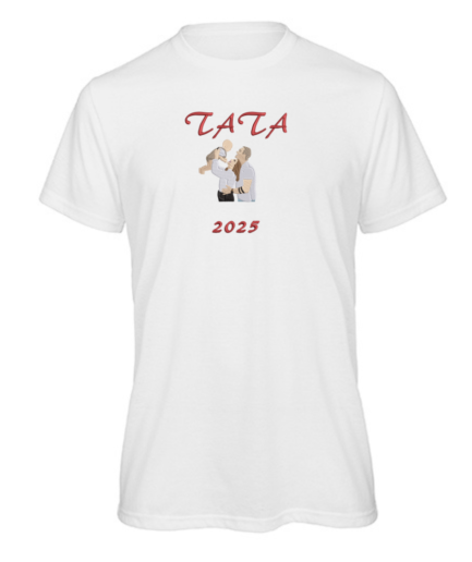 T-shirt/Bluza z haftem TATA + data + Wasze zdjęcie