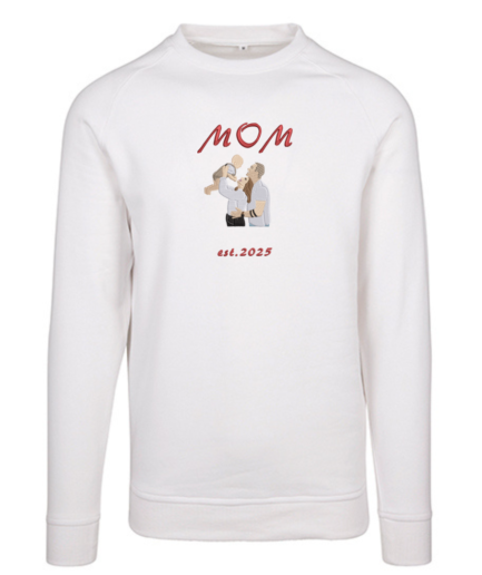 Bluza/koszulka z haftem MOM+ data+ Wasze zdjęcie