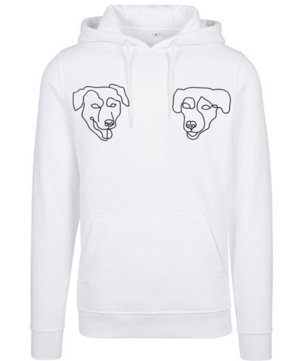 Bluza z kapturem z haftem Twojego zwierzaka- kontur