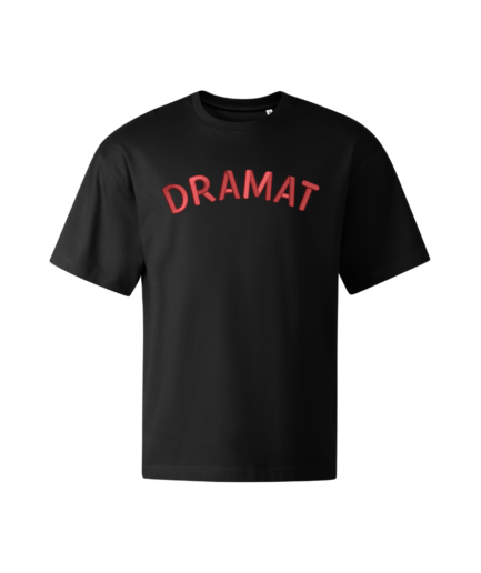 T-shirt z haftem 3D "Dramat"
