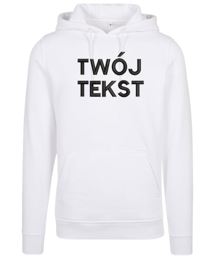 Bluza z kapturem z Twoim tekstem