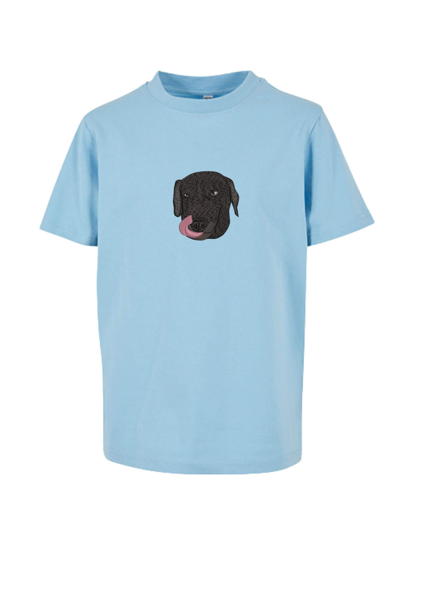 Dziecięca koszulka z haftem zwierzaka